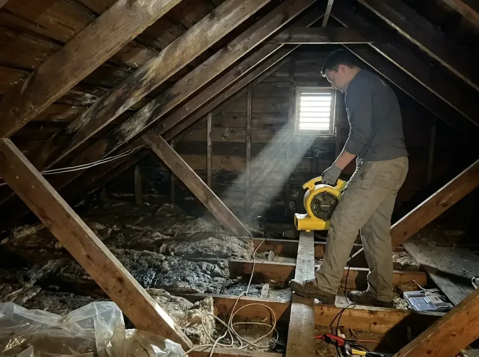 attic-water-damage-drying-proc-007 — frequently asked questions, Emergency Water Extraction & 24/7 Flood Response in Exeter,…